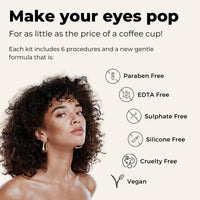 SOLMEY | 2-in-1 Lash Lift & Brow Lamination Kit | Professional Eyelash & Eyebrow Perm Set with Keratin, Collagen, Oats & Castor Oil | Salon Quality Results at Home - Up to 6 Weeks | Easy to use