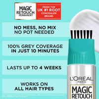 L'Oreal Paris Magic Retouch Permanent Root Concealer, Touching Up Grey Hair Dye, 5 Brown, 1 Count (Pack of 1)