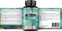 APOLLO'S HEGEMONY Fish Oil 1000mg - High Dose Omega 3 with 330mg EPA and 220mg DHA - 120 Softgel Capsules - 4 Months Supply - Unsaturated Fatty Acids (EFAs) - Supports Heart and Brain Health - by Apollo's Hegemony