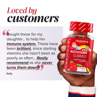 novomins Kids Multivitamin Gummies - 13 Essential Kids Vitamins – 1 Month Supply - Chewable Multivitamins Gummies 3-12 and Older - Childrens Vitamins - Novomins