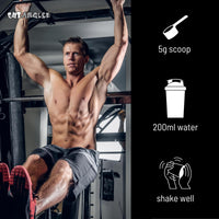 OUT ANGLED Out Angled Creatine Monohydrate Powder, Wild Watermelon, 50 Servings, Micronised for Easy Mixing, Muscle Growth, Recovery and Strength Performance