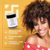 Uhuru Botanicals - Chebe Hair Butter, Paraben Free, Shea Butter Free for Split Ends Treatment, Nourishing Vegan Hair Butter for All Hair Types, 6 oz