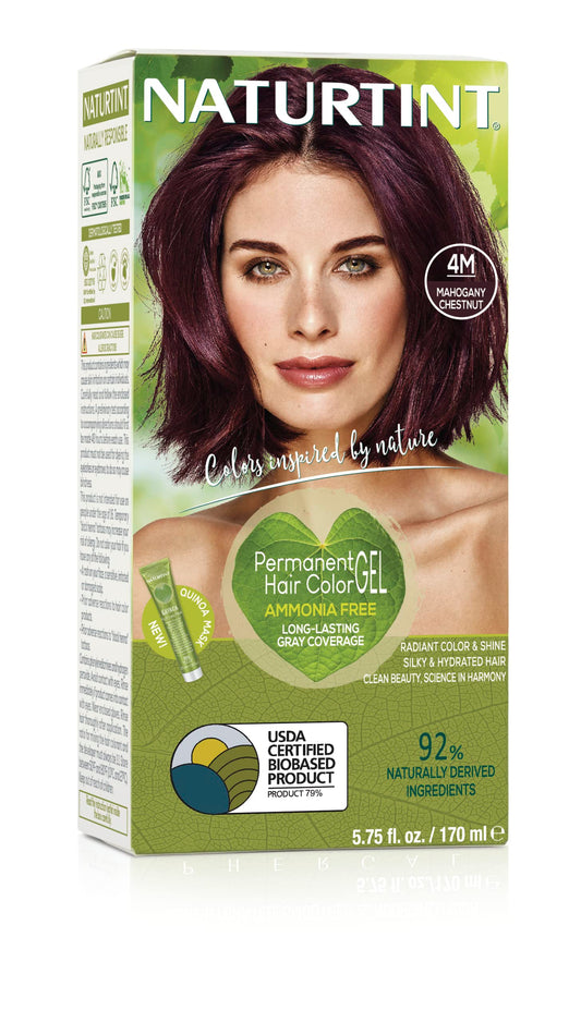 NATURTINT HAIR COLOR, 4M, MHGNY CHSTN, 5.28 FZ