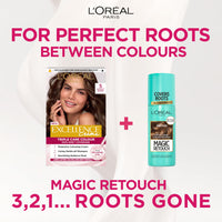 L'Oreal Paris L'Oréal Paris Excellence Crème Permanent Hair Dye, Radiant At-Home Hair Colour with up to 100% Grey Coverage, Pro-Keratin, Up to 8 Weeks of Colour, Colour: 5 Natural Brown