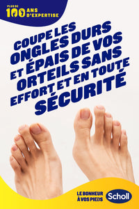 Dr. Scholl's Scholl Nail Clipper for Hard and Thick Toenails