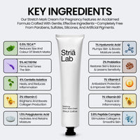 Stria Lab Stretch Marks Removal Cream for Women & Men, 12 Week Cycle – Peptide and Vitamins Stretch Mark & Scar Cream for Reduction in Stretch Marks, Improves Elasticity and Firmness. Award Winning.