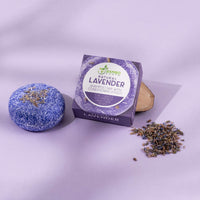 BAMBOEARTH Solid Shampoo Bar And Conditioner Effect Hair Soap – Natural Shampoo Bars For Hair With Plant Based Essential Oils And Zero Waste Biodegradable Packaging (Lavender)