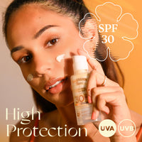 HAWAIIAN Tropic Hawaiian Tropic Hydrating Protection Face Sunscreen SPF 30 UVA plus UVB Protection, 50 ml, 12-Hour Moisturisation, Make Up Compatible, Water Resistant, Vegan