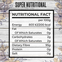 Super Cal Keto Inulin Powder 200g 95% Fibre / 2% Carbs Lab Tested