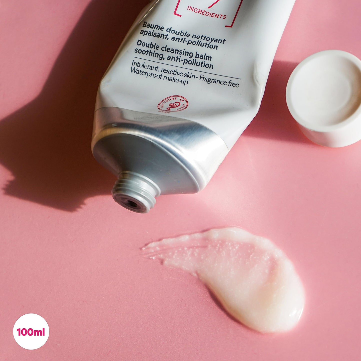 SVR SENSIFINE Soothing Balm-In-Oil Face Cleanser/Makeup Remover with Coconut Oil and Shea Butter for Sensitive, Intolerant, Reactive Skin, 9 Ingredient Minimalist Formula, 100ml