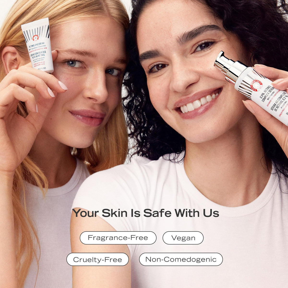 FIRST AID BEAUTY First Aid Beauty 0.3% Retinol Complex Serum with Peptides – Improves Look of Lines and Wrinkles with Less Irritation Than Traditional Retinol – 30 mL