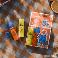 Dr. PAWPAW ORIGINAL BALM Dr.PAWPAW x Paddington™ Original & Orange Marmalade Lip Balm Duo (2 x 4g), With Paddington Keyring, Hydrating Lip Balms Set with Keyring, Nourishing, Soothing Makeup, Vegan Lip Care