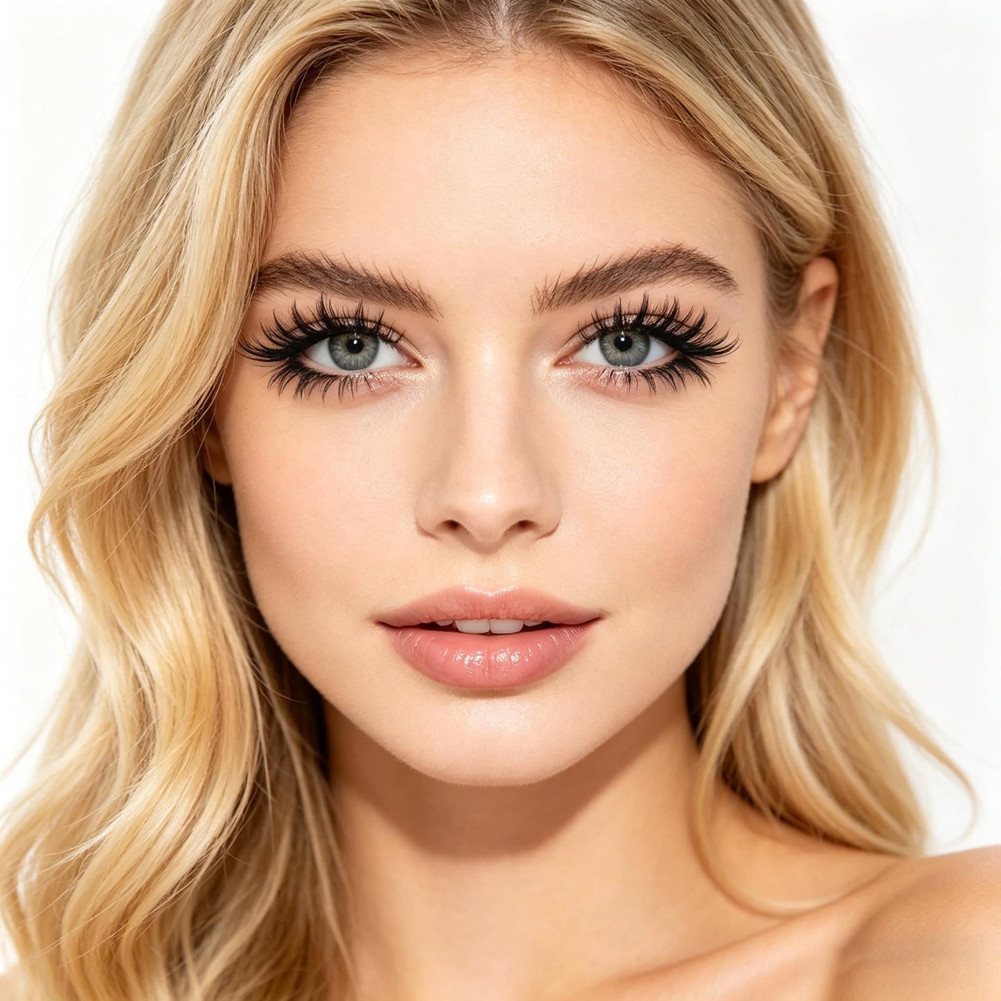 KANGSIT Eyelashes Faux Mink Fox Eye Natural Looking Russian Lashes Strip D Curly Fluffy Multi-layers Eyelash Wispy Cat Eye Lash Pack 10 Pairs (3DMAO-9)