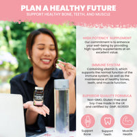 Only Nutrients | Vitamin D3 4000iu & Vitamin K2 125ug MK7 | 180 D3 K2 Enriched Vegetarian Tablets | Max Strength Supplement for Bone, Muscle & Immune System Support | UK Made Vitamin D Tablets