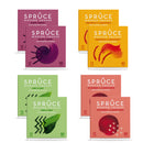 Spruce Natural Water Flavouring With Vitamins – Mega Mixed Pack Taster Bundle – 4 Flavours, 96 Drinks – No Sugar – Made With Real Fruits – Healthy Modern Squash Cordial – Perfect For Hydration