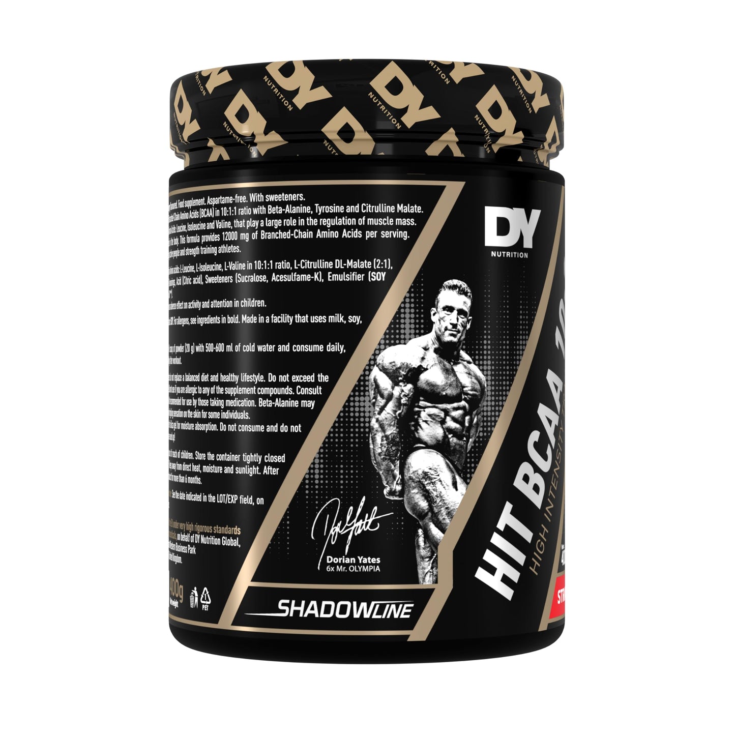 DY Nutrition HIT BCAA 10:1:1 400g, 20 Servings (Strawberry)