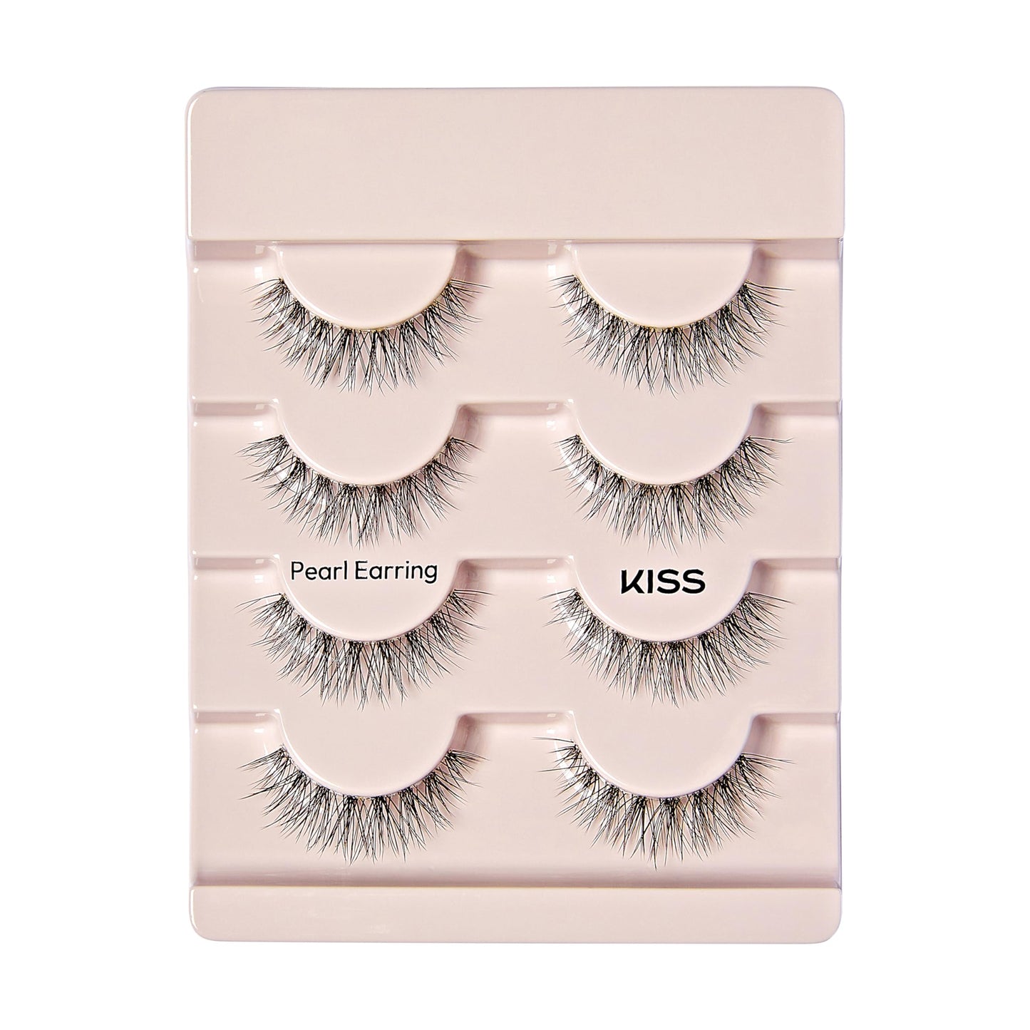 KISS The New Natural False Eyelashes Full Strip Lash Multipack 01, 4 Pairs