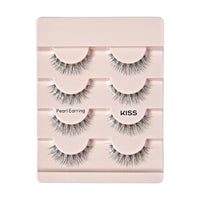 KISS The New Natural False Eyelashes Full Strip Lash Multipack 01, 4 Pairs