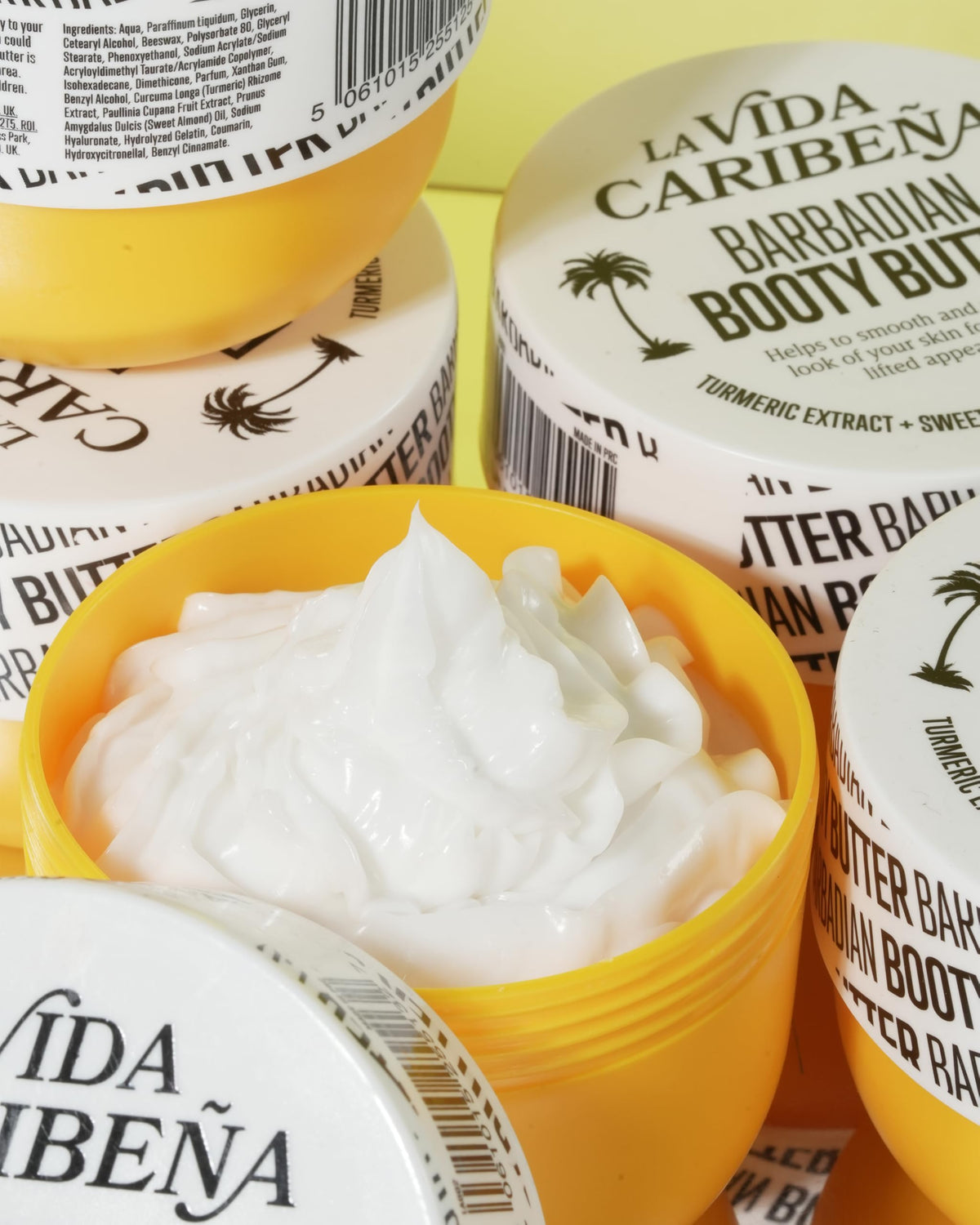 La Vida Caribena Barbadian Booty Butter, Skin Smoothing Body Cream, Body Butter, 200ml