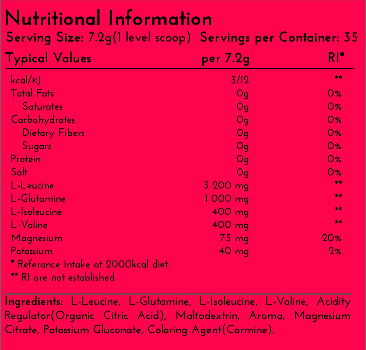 Fit&Shape F&S BCAA Powder 8:1:1 (Branched Chain Amino Acids) | L Glutamine, Magnesium, Potassium | Pre Workout Supplement | 35 Servings, 250g |Raspberry | Suitable for Vegans & Vegetarians