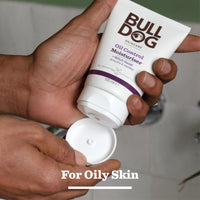 Bulldog Skincare for Men Bulldog Skincare Oil Control Face Moisturiser for Men, Lightweight Moisturiser for Oily Skin Enriched With Witch Hazel, 100ml