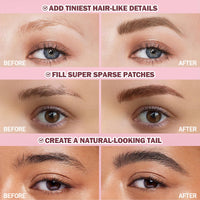 Anglicolor Brow Fection Angled Brush,Microblading Eyebrow Pen,Natural Brows Eyebrow Pen,Easy To Color,Long Lasting,Quick Drying,Natural Shaping Outlining Filling Eyebrow Makeup Upgrade (05#Espresso)