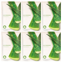 KAYZON Face Masks Skincare, Daily Care Facial Sheet Mask Pack, Aloe Vera Skincare Hydrating & Nourishing & Natural Ingredients for All Skin Types Moisturizing Essence Skincare (10pcs)