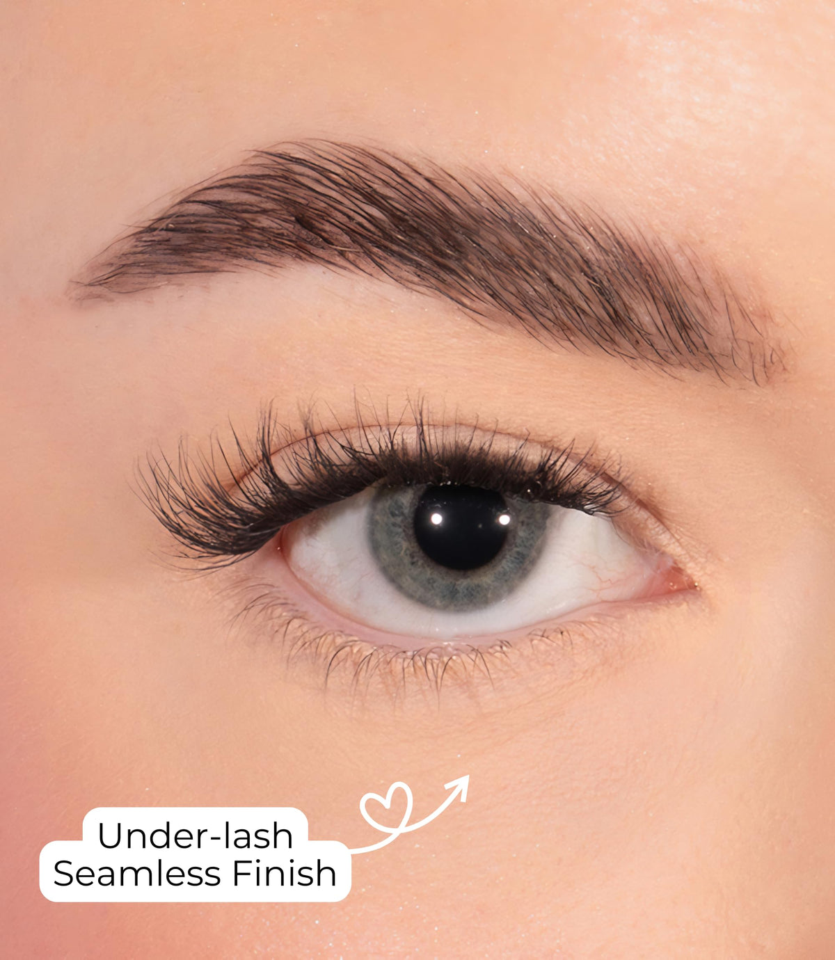 Lola's Lashes Press-On Lashes | Soft Wisp Starter Kit | Pre-Glued Wispy Lashes | Easy Application | Stick & Clamp Tools Included | 24 Hour Wear & Waterproof | 10-14mm