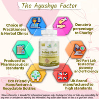 Ayushya Safed Musli Capsule , 60 Capsules, Natural