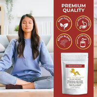 Addictive Wellness Reishi Mushroom Extract Powder + Spores (50/50 Blend) Wood Grown Pure & Potent Wildcrafted Ganoderma (100 Grams)