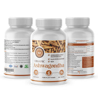 Zamzam Wellness Herbs Organic Ashwagandha Extract with Neem & Black Pepper – High-Strength Herbal Supplement for Stress Relief, Immunity & Energy Support