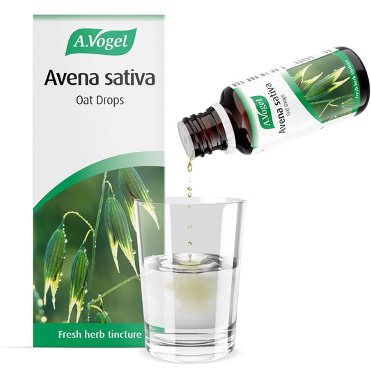 A.Vogel Avena Sativa Oat Drops | Food Supplement | Organically Grown Fresh Avena Sativa | Suitable for Vegans | 50ml