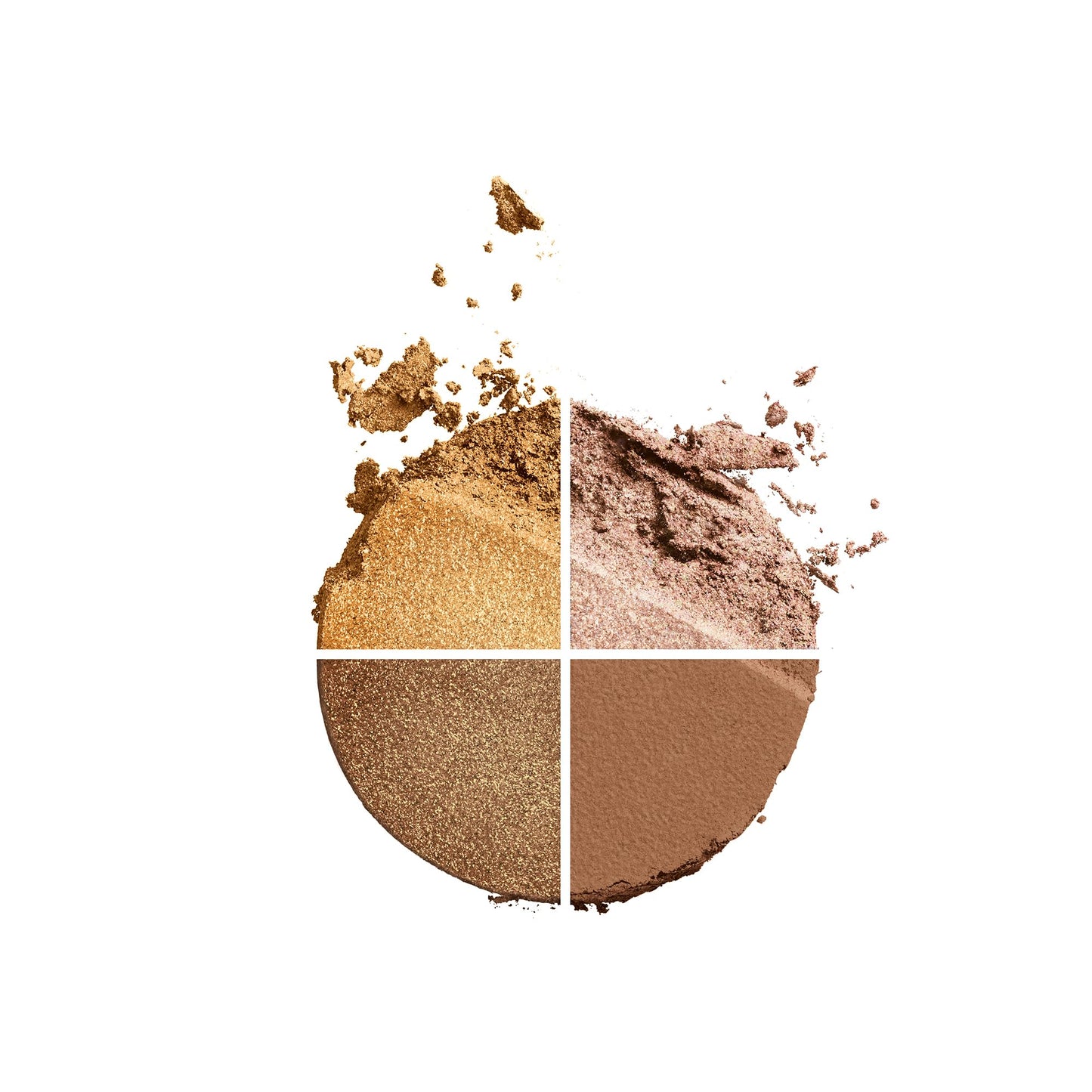 Clarins Ombre 4 Colour Eyeshadow Palette 07 Bronze Gradation 4.2g