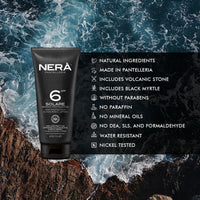 Nerà Pantelleria NERA Pantelleria SPF 6 Water Resistant Sunscreen Lotion: Low Protection 200ML Lotion with UVA & UVB Filters for Dehydration and Aging Prevention, Men and Women