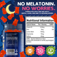 LITE LVL Twin Pack - 60 x Kids Sleep Gummies - Mixed Berry Flavoured Sleep Gummies for Kids