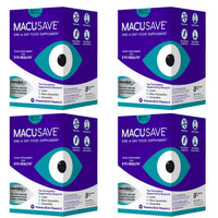 Macu-SAVE 4 X 90 Pack - Macu-Save Food Supplement for Macular Health with Meso-Zeaxanthin, Lutein and Zeaxanthin (360 Capsules, 1YEAR Supply)