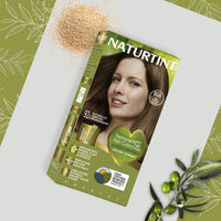 Naturtint Permanent Hair Colour Gel 6GA Deep Almond Brown, Plant Enriched, Biobased, Ammonia Free, Long Lasting Grey Coverage and Radiant Colour, Nourishment and Protection
