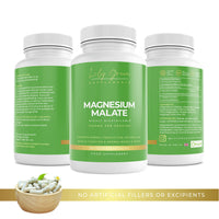 Lily Green Supplements Lily Green | Magnesium Malate 1500mg per Serving | 90 Vegan Caps | Supports Energy, Muscle Function, Nervous System, Normal Bones & Teeth | No Artificial Fillers | Made in UK