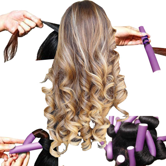 EUROSTIL 12 Piece Salon Quality Soft Foam Bendy Self-locking Hair Styling Rollers, Twist and Curl by Eurostil.