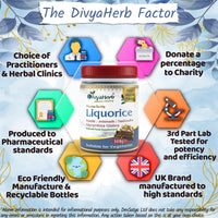 DivyaHerb Liquorice Root Powder (Yastimadhu - Mulethi - Jethimadh)