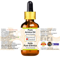 Greenwood Essential Pure Arnica Oil (Arnica montana) with Glass Dropper for Skin & Hair 100ml x 2 (6.76 oz)