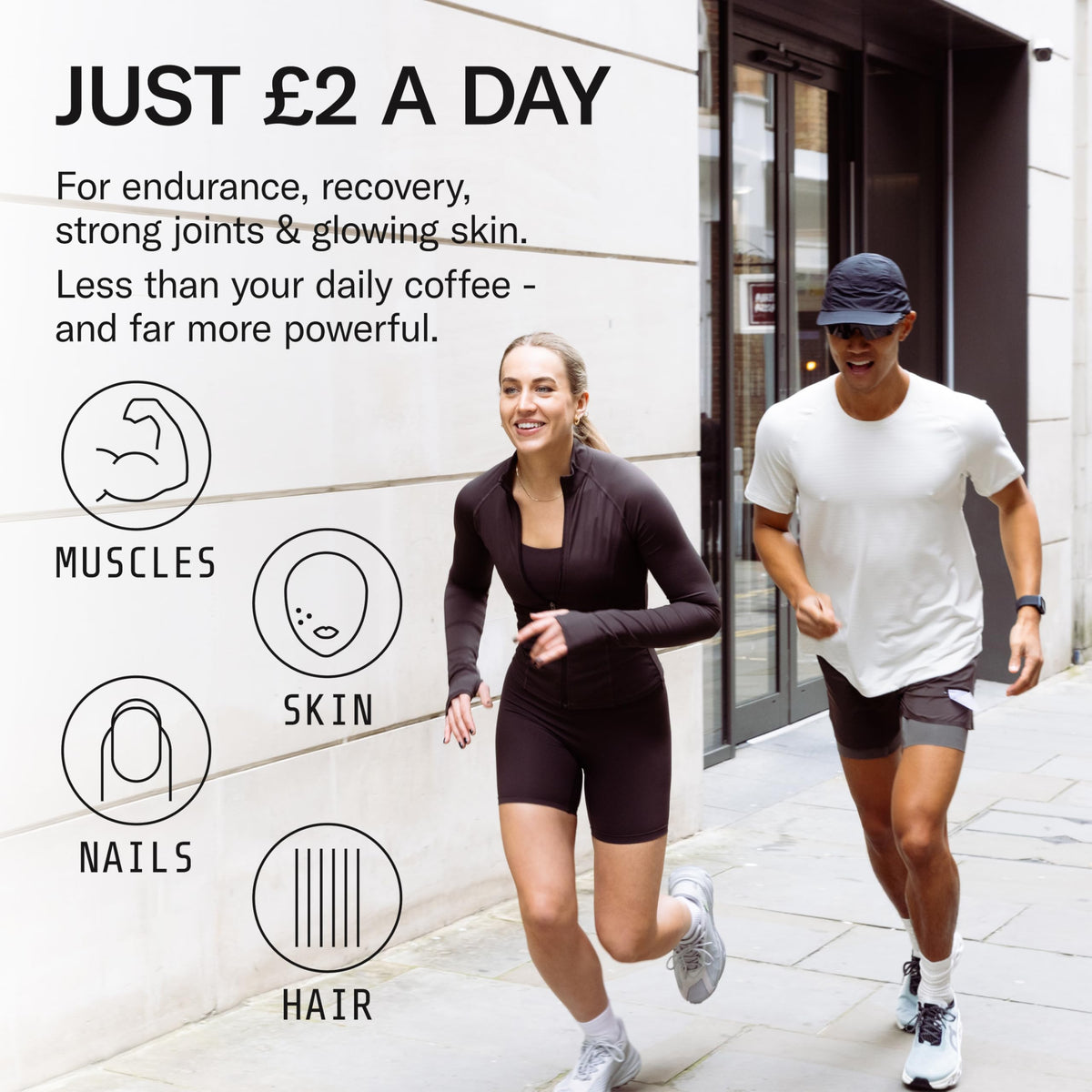 InGenious INGENIOUS Active Hydrolysed Marine Collagen Capsules, 100% Pure Marine Collagen Peptides Capsules with Hyaluronic Acid, Natural Astaxanthin, and ActiGin, Boosts Endurance and Recovery (30 Day Supply)