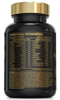 Multivitamin Tablets for Women with Collagen & Hyaluronic Acid - 27 Essential Vitamins, Minerals, & Botanicals | Womens Multivitamins, 90 Tablets, Immune System, Tiredness and Fatigue, Womens Vitamins