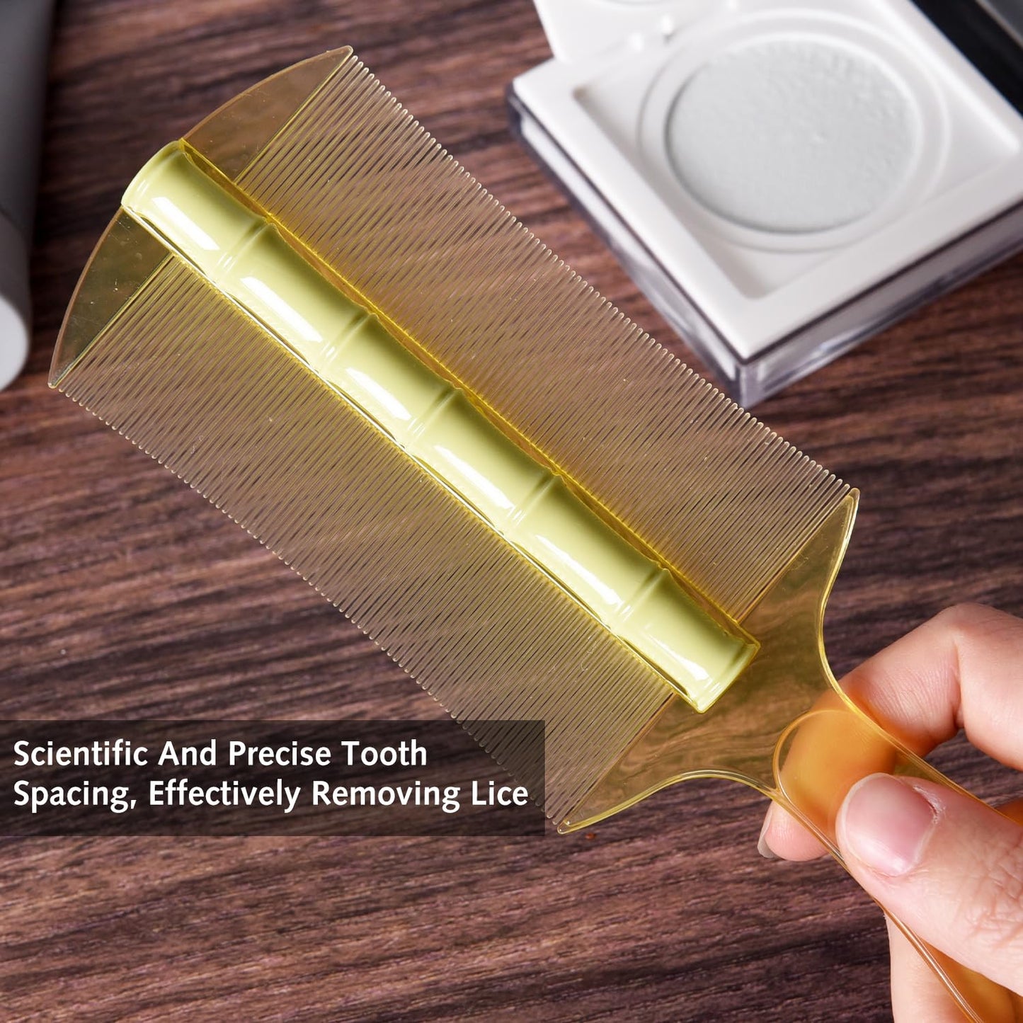 DILUSILK 2pcs Dandruff Combs Fine Tooth Comb for Long Thick Hair