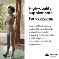 NEW LEAF PRODUCTS Ashwagandha KSM-66 and Lions Mane Capsules - High Strength 2000mg KSM-66 Ashwaghandha Root Extract and Lions Mane Mushroom Extract - 120 Vegan Capsules with Black Pepper - UK Made by New Leaf