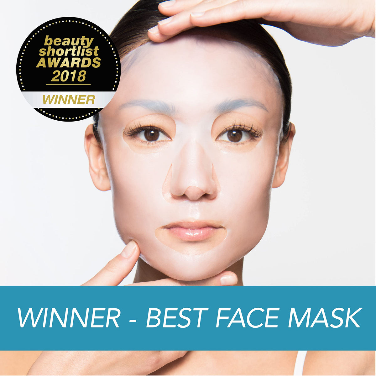 Hydration Boost Korean Face Mask - Bio-Cellulose Sheet with Rose, Honey Serum & Hyaluronic Acid - Luxury Facial Skincare Gift for Women, Vegan, Cruelty-Free by SKIMONO (4 Pack)