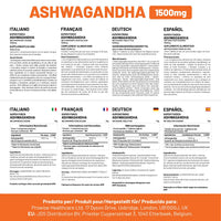 PH PROWISE Healthcare Ashwagandha 1500mg 180 Vegan Tablets | 6 Months’ Supply | Pure High Strength Ashwagandha Root Extract | Made in UK by Prowise Healthcare