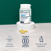 Metagenics Multi Essentials for Men 50+ - High Strength Blend of Key Nutrients - 60 Capsules
