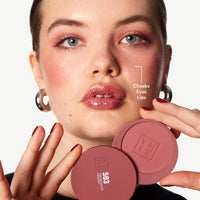 3INA MAKEUP - The No-Rules Powder 503 - Pink nude 3-in-1 Compact Powder with Hyaluronic Acid and Ceramides - Soft Formula