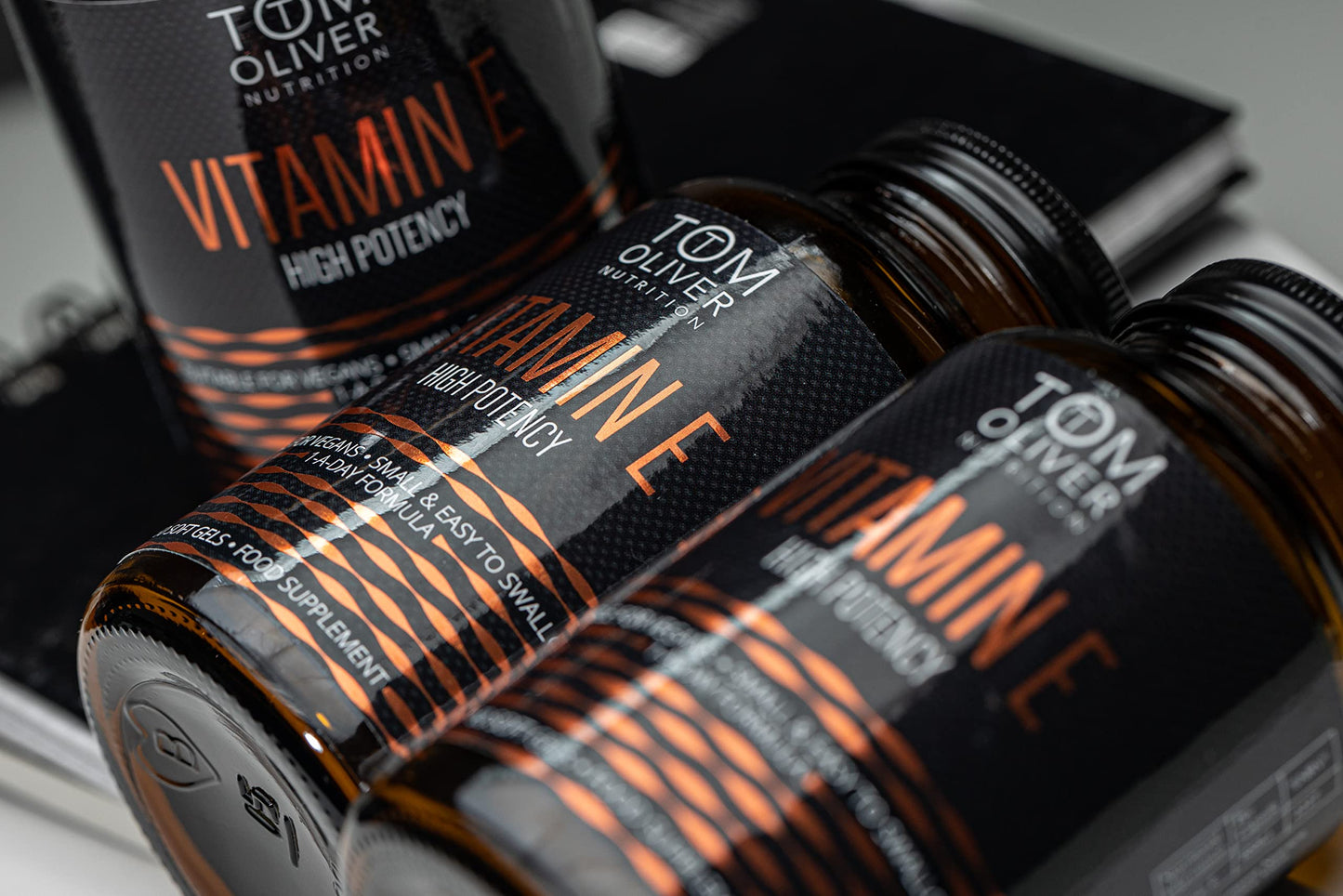 Tom Oliver Nutrition - Vitamin E 400IU High Potency, Highly Absorbable (60 Softgels) (1)